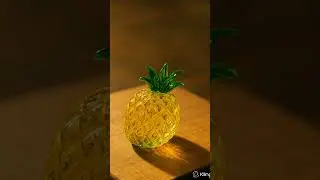 glass pineapple 🍍 #ai #aestheic #aesthetic #aivideo #asmr #satisfying