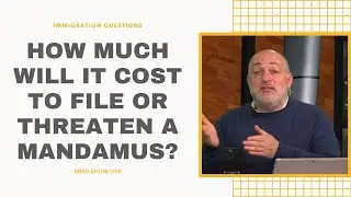 How Much Will It Cost To File Or Threaten A Mandamus?