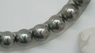 43pcs Light Green 8-11mm - NR AAA/AA Quality Tahitian Pearl Strands NL1738 WF1