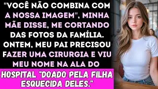Meus pais disseram que eu não era 'boa o bastante' pra estar nas fotos da família — até verem meu...