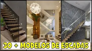 30 MODELOS DE ESCADAS INTERNAS PARA CASAS MODERNAS