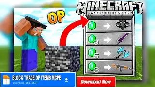 Block Trade OP ITEMS Addon For Minecraft PE 1.19 | Minecraft but Block Trade OP ITEMS Addon For MCPE