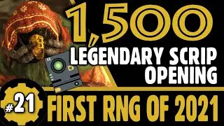 Fallout 76 Legendary Vendor - Spending 1500 Legendary Scrip in Fallout 76 - Purveyor Opening