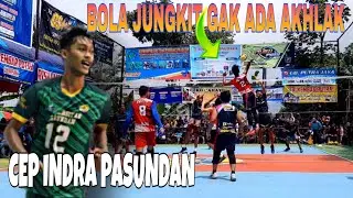 BOOM SPIKE BOLA JUNGKIT CEP INDRA BANDUNG PASUNDAN | LAWAN GAK BISA BLOKK