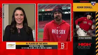 Adam Duvall on his hot start with the Red Sox