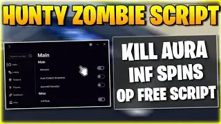 Hunty Zombie Script (2025 Update 1.6) | Aimbot, ESP, Auto Farm & Infinite Money | Free Pastebin