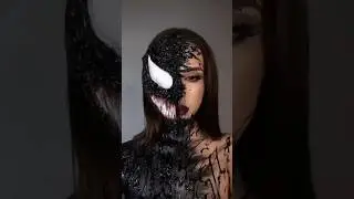 Halloween Venom Makeup tutorial 2024👽💀✨ 9jalegitTv #youtube #halloween #2024 #shortvideos #tiktok