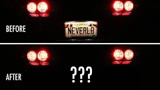 Sylvania 168 License Plate LED Bulb Upgrade