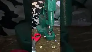 How to use rivet machine for eyelet #rivetmachine #eyelet #corset #lacinghole