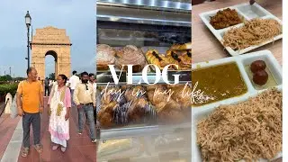 Deer park and India gate visit with family// making bibimbap at work// random food vlog//delhi📍