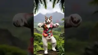 Cutest Dance-Off Ever! 😸💃 #CatDanceViral #FurryDancer #ViralKitty