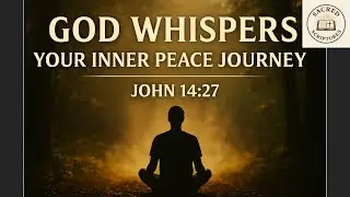 God Whispers | Your Inner Peace Journey | John 14:27 #godwhispers #sacredscriptures #bibleverse