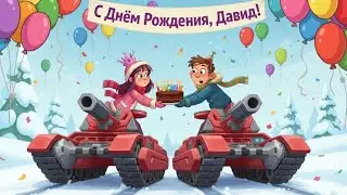 💥TANKI ONLINE: С ДНЁМ РОЖДЕНИЯ L_U_C_H_l_K  💜😍🎈