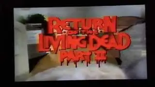 Return of the Living Dead Part 2 RARE Promo
