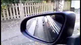 Carcaptain Left Reverse on the corner ~ Automatic car.