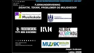 Fjernundervisning - didaktik, teknik, problemer og muligheder. Jesper Andersen