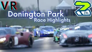 VR Sim Racing - Donington Park Race Highlights - Zealous Racing League round 4/7 - ACC 1.9