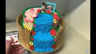 Cómo decorar un pastel de Moana - Super Fácil
