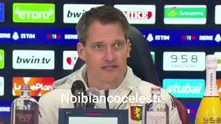 Genoa - Lazio, la conferenza stampa di Blessin