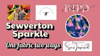 Sewverton Sparkle &mdash; одна ткань, два пути &mdash; ткани Beyond the Pink Door