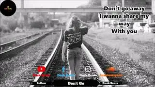 DON'T GO (w/Hook) - Sad Emotional Piano Rap Beat | Sad Type Instrumental with hook