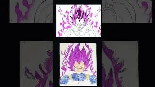 My drawing vs Art.simple 😱😱🔥 #shorts #dbs