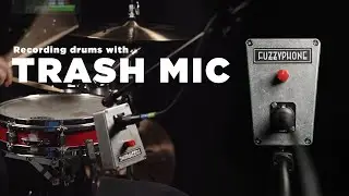 RECORDING DRUMS w/ TRASH MIC | Best Drum Recording Tips