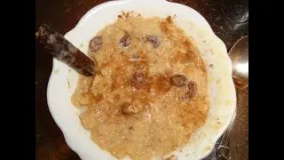 Молочный десерт. Рис  с молоком. Аrros  con leche.  Espa&ntilde;a.Madrid.