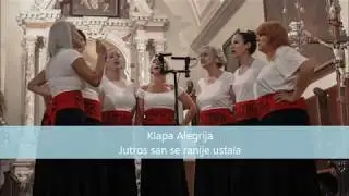 Jutros san se  ranije ustala - Klapa Alegrija, Supetar