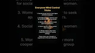 Female Psychology: 5 Mind Control Tricks You Never Noticed