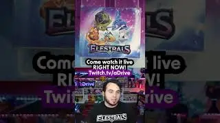 THE FIRST EVER ELESTRALS BOOSTER BOX OPENING! aDrive's Kickstarter Card Game #Shorts