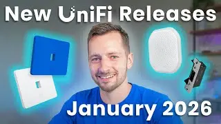 Новинки UniFi, январь 2026 г. | Антенна SuperLink, сирена, настенные панели, замок-защелка