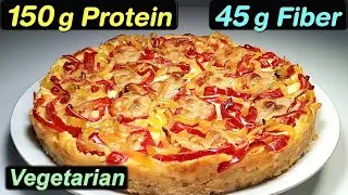 This High Protein & Fiber Zucchini Pie is Gluten Free, Boosts Brain, Heart Health & Immune System