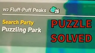 W2 Fluff-Puff Peaks Puzzling Park Solution в Super Mario Bros. Wonder