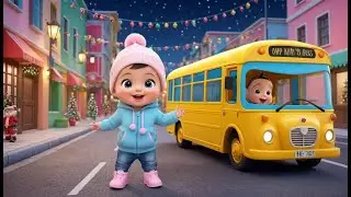 Christmas Bus Turns Into New Year Bus | Fun Action & Learning Video for Toddlers
