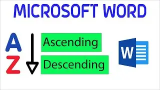 Sort Number and Text in Ms Word Table. Bangla Tutorial.