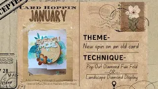 Diamond Fun Fold Card - Card Hoppin