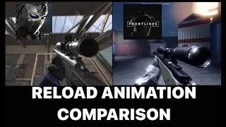 Roblox Frontlines vs Combat Master ( Reload Animation Comparison )