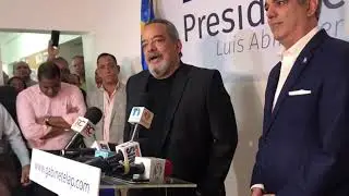 Alfonso Rodr&iacute;guez anuncia apoyo a Luis Abinader