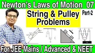 String and Pulley Problems | Tricks | Numerical | Newton's Laws of Motion | JEE Main & Advanced |