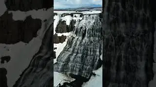 Snow Melting Sound, Snow Water falls on Rocks, #relaxing #melting #snowfall #shorts #viral