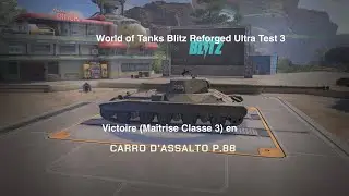 WoT Blitz Reforged Ultra Test 3 - Victoire (Classe 3) en Carro d’assalto P.88 - Char lourd italien
