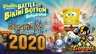 Spongebob Schwammkopf Battle for Bikini Bottom Dehydrated 🕹️ 5/5 Platin Run 🕹️ Twitch Stream 2020