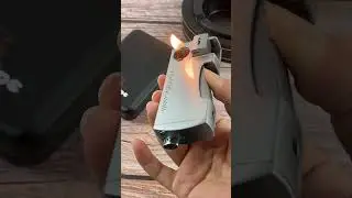 All in one metal pipe lighter. #pipelighter #metalpipe #lightergas #giftsidea #pipe #smokingpipes