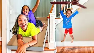 HOME ALONE Without Parents for 24 Hours! *Security Cameras*