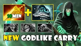 How to Play Carry Necrophos First Item Radiance in 10Min and Godlike Mode  | Gameplay - Dota 2 7.40