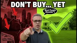 Why Most People Should NOT Buy a Home in the GTA Right Now - Buying a house for the first time
