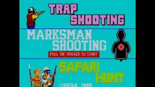 Marksman Shooting & Trap Shooting & Safari Hunt Europe - Sega Master System