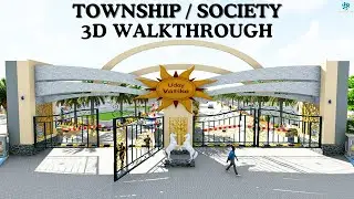 Township 3D Walkthrough | Gated Township in Jaipur | 3D Residential Plot | Infra Design Hub