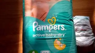 Обзор подгузников Pampers active baby-dry